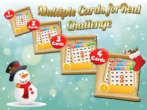 【免費遊戲App】Jolly Christmas Bingo by Santa - Merry Good Time With Multiple Daubs-APP點子