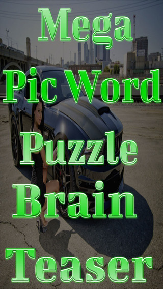 Mega Pic Word Puzzle Brain Teaser Fun Game for Girls and Boys Free HD