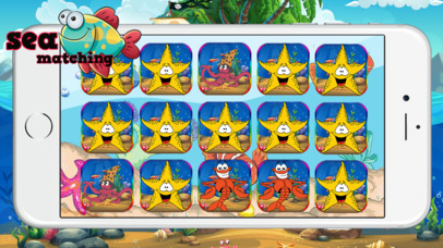 Sea Animal Match - Cards Matching Games Kids screenshot 3