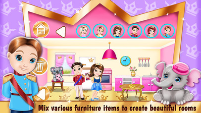 Princess Room Decoration Game – Dollhouse Designer screenshot 2
