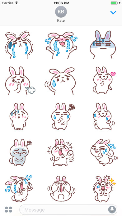 Lill The Funny In Love Bunny Sticker Vol 1 screenshot 2