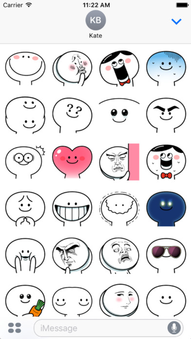 Smile Face Sticker screenshot 3