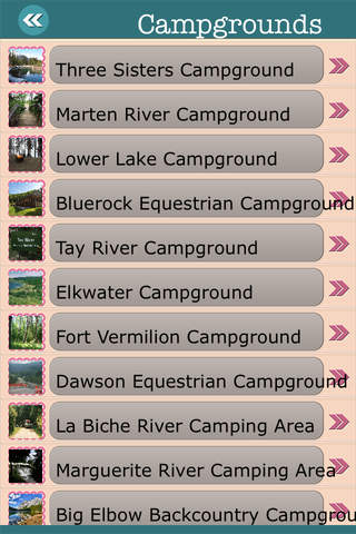 Alberta State Campgrounds & Hiking Trails screenshot 3