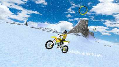 Real Extreme Furious Stunt Bike: Winter Motocross screenshot 3