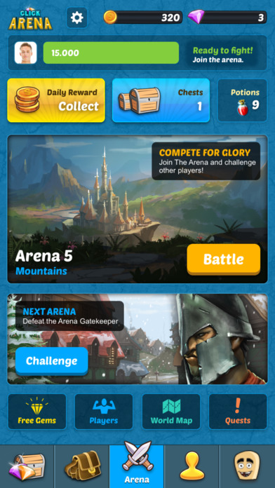 Click Arena - Social Fight Online screenshot 4