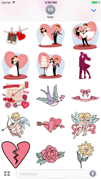 Love stickers pack screenshot 2