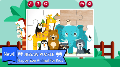 Lively Zoo Animals Jigsaw Puzzle Games screenshot 3