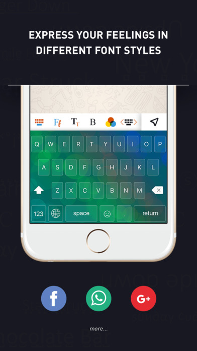 Bling Keyboards for iPhones - Fancy Font Keyboard screenshot 3
