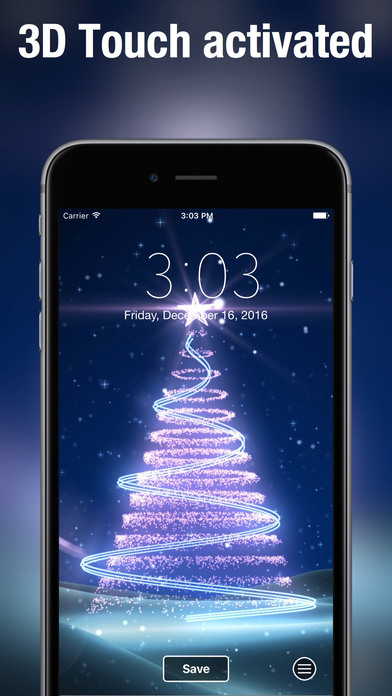 Xmas Live Wallpapers: Dynamic backgrounds & themes screenshot 3