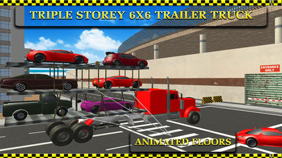 Car Transport Truck Parking Simulator screenshot 3