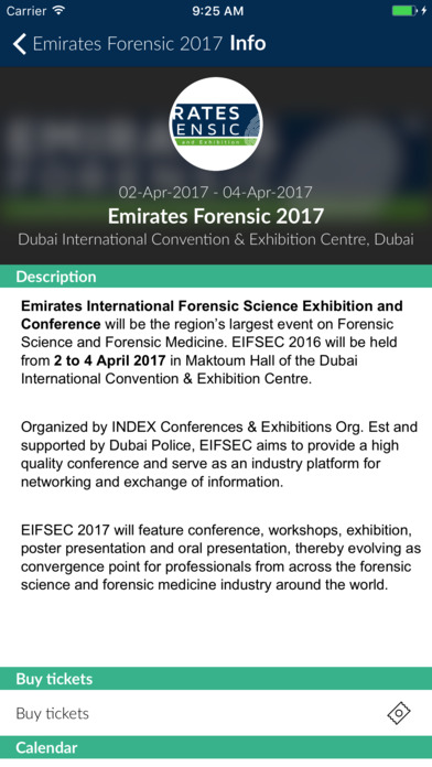 Emirates Forensic 2017 screenshot 3
