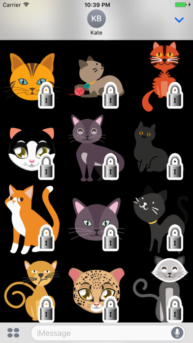 Huge Cat Sticker Pack screenshot 4
