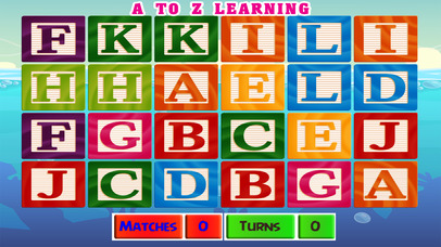 ABC Letter and 123 Number Memory Match for Kids screenshot 2