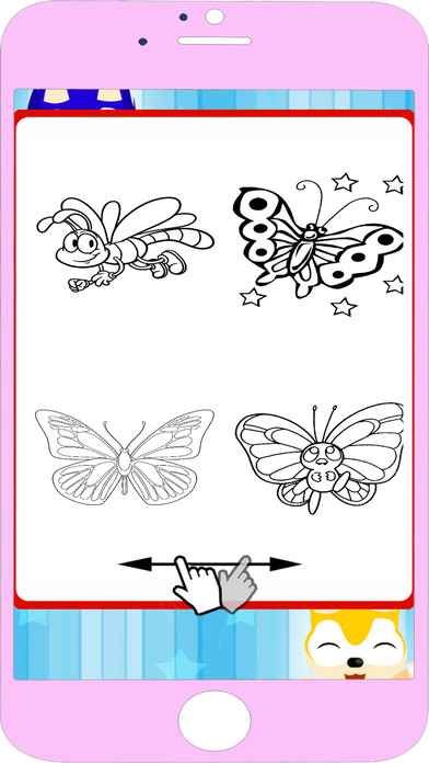 Game for kids coloring Butterfly and Bug edition screenshot 2
