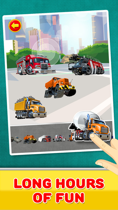Cars, Trucks & Vehicles - Game for Children screenshot 2