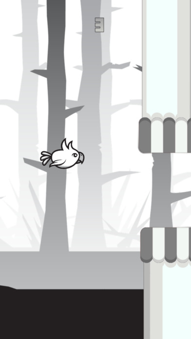 Flippy Bird B&W screenshot 3