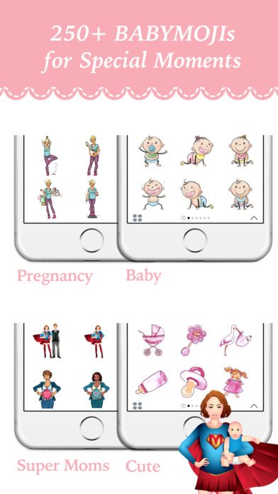 BabyMoji - Stickers for Baby Milestone Pictures screenshot 3