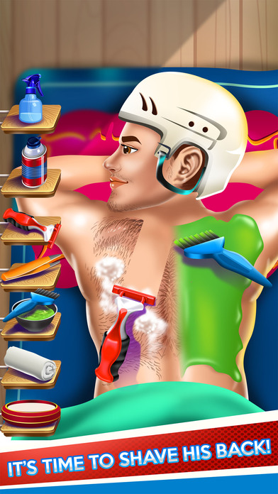 Kids Shave Doctor Salon Sports Game (Boy & Girl) screenshot 4