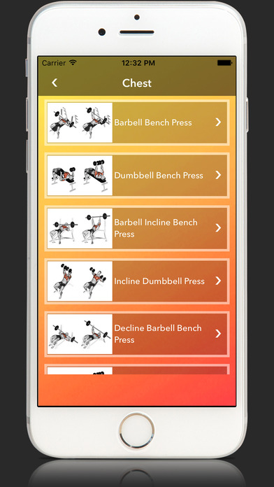 Gym Fitness & Bodybuilding Guide Faceapp Training screenshot 4