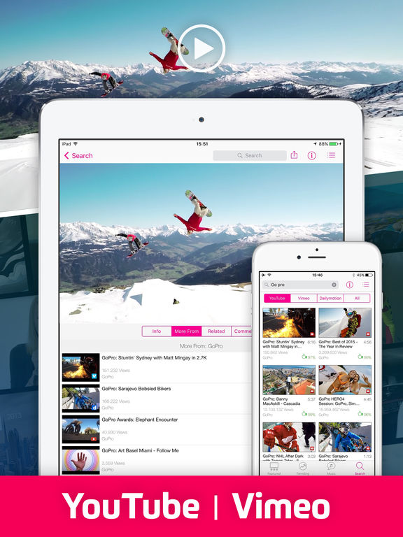Screenshots of Video Tube Free - Stream and Play Videos for iPad