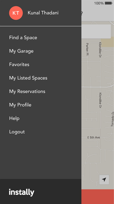 Instally - Find On Demand Parking Nearby screenshot 4