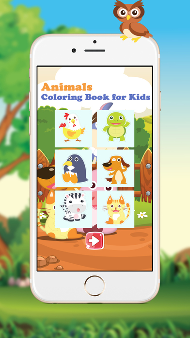 Animals, Coloring Book for Kids screenshot 3