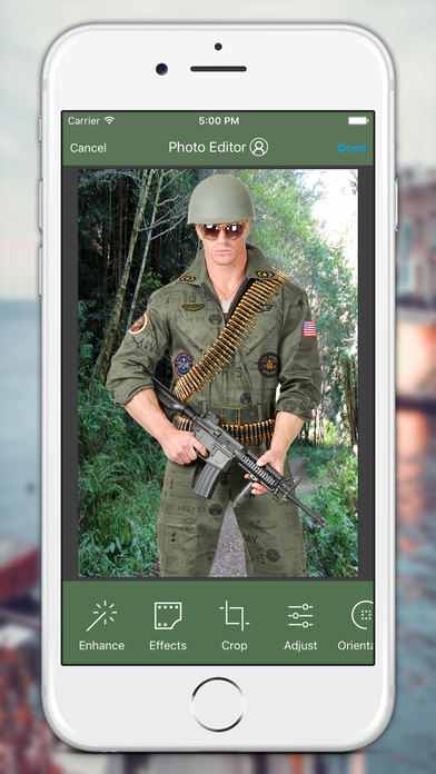 Army Suit Photo Montage Maker screenshot 4