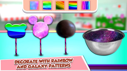 DIY Rainbow & Galaxy Cake Pop Making - Bake Pops screenshot 3