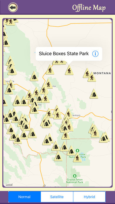 Montana Campgrounds & Hiking Trails,State Parks screenshot 2