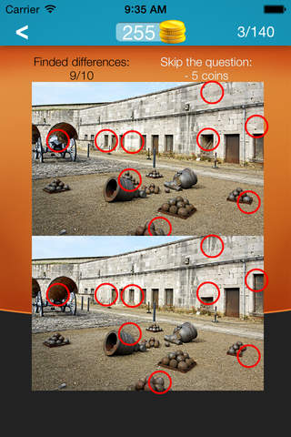 Spot, find 10 differences & what the objects 9 screenshot 2