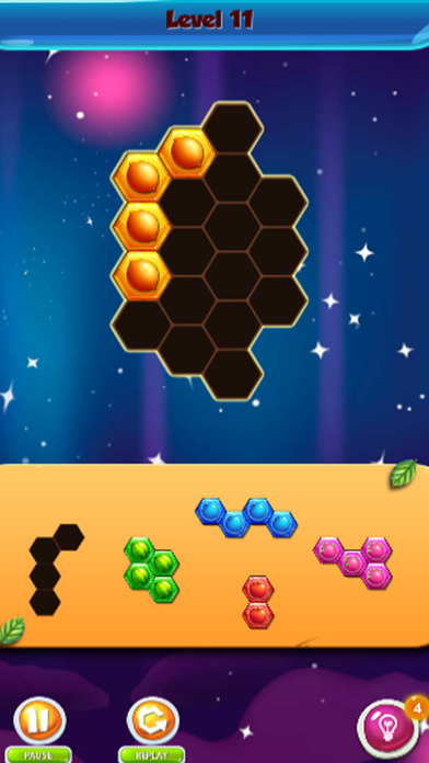 Hex fruit candy block : Hexa puzzle blast screenshot 2