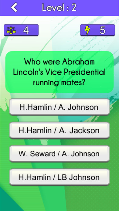 United States President-Federal Government Trivia screenshot 2
