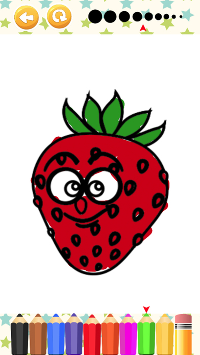 Coloring Pages Fruit Game for Toddler Kid & Adults screenshot 3