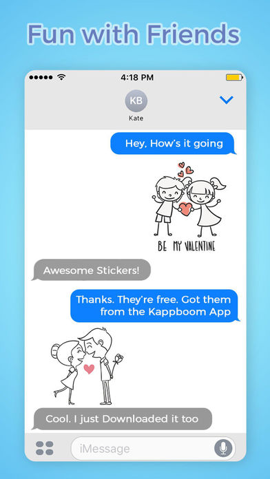 Hand-Drawn Couple Stickers screenshot 3