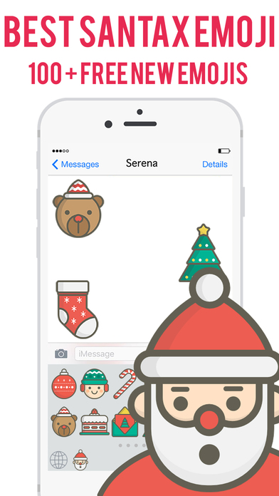 Santa Claus Emoji - Christmas Emoji Stickers New screenshot 2