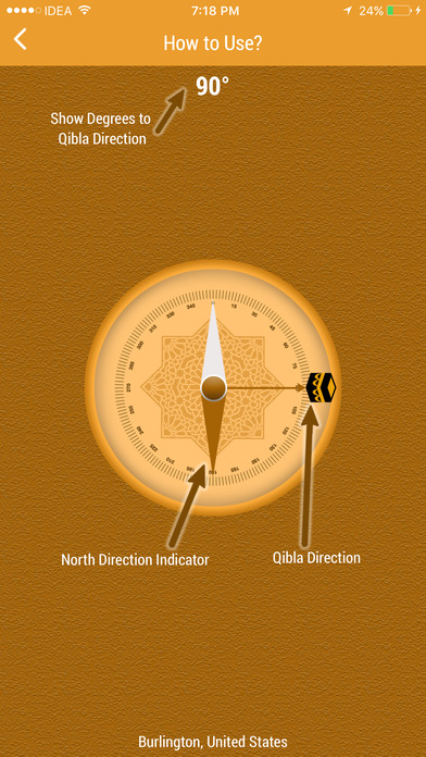 Qibla Compass PRO - Qibla Direction Finder screenshot 3