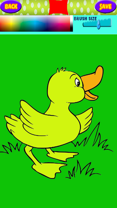 Cute Duck Coloring Book Games For Kids Free screenshot 2
