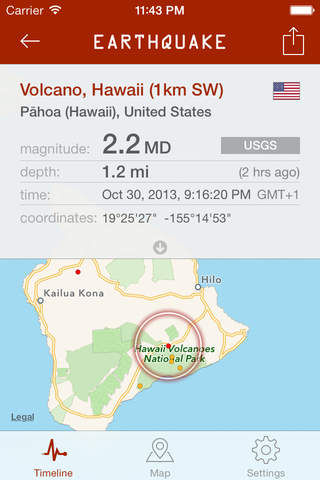 Earthquake - alerts and map screenshot 4