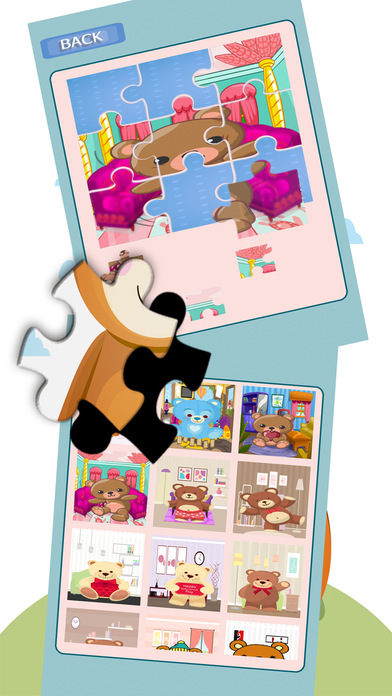 Touch the Puzzle - Lovely Honey Bear Jigsaw Game screenshot 2