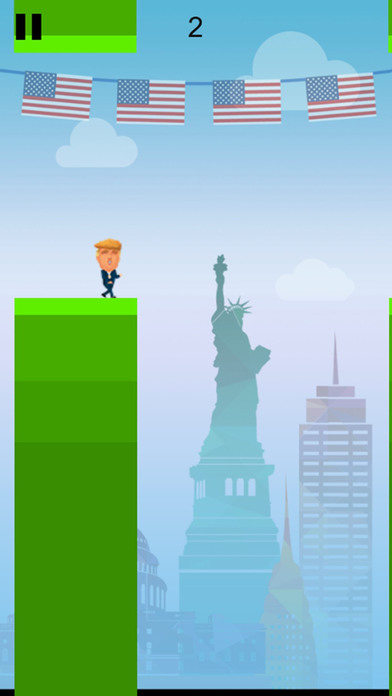 President Trump New York Jumping Game screenshot 2