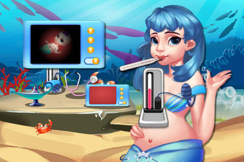 Mermaid Girl's Newborn Baby Salon ——Give Birth Sim screenshot 2