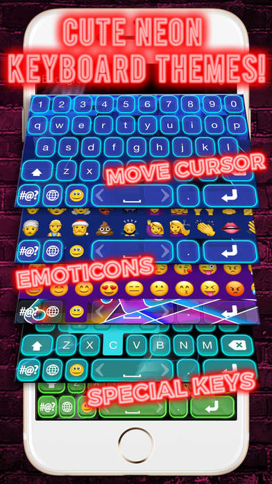 Neon Glow Keyboard Skins screenshot 4