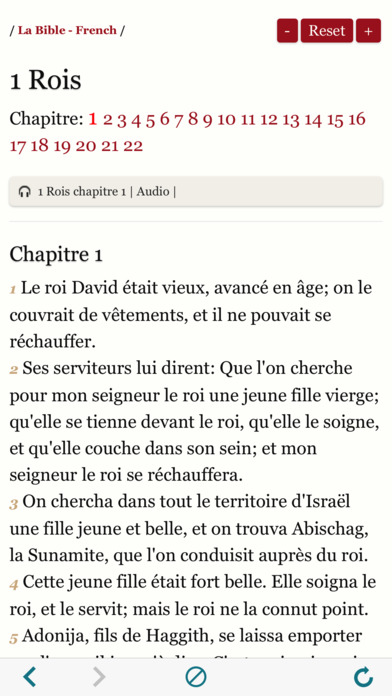 Audio Holy Bible in French - La Bible Louis Segond screenshot 3
