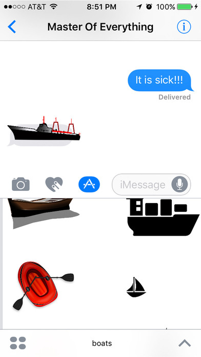Boats - Floating Vessels of the Sea Stickers screenshot 2