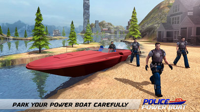 Power Boat Transporter Police – Coast Guard Drive screenshot 4
