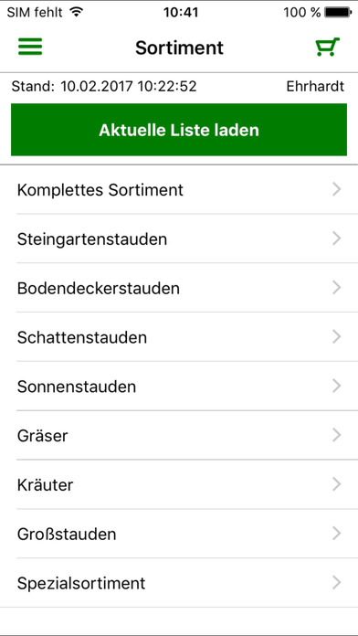 Stauden Bestell-App screenshot 2