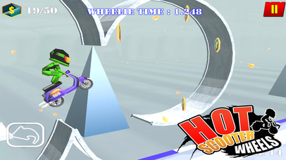 HOT SCOOTER WHEELS - 3D RACING GAMES screenshot 4