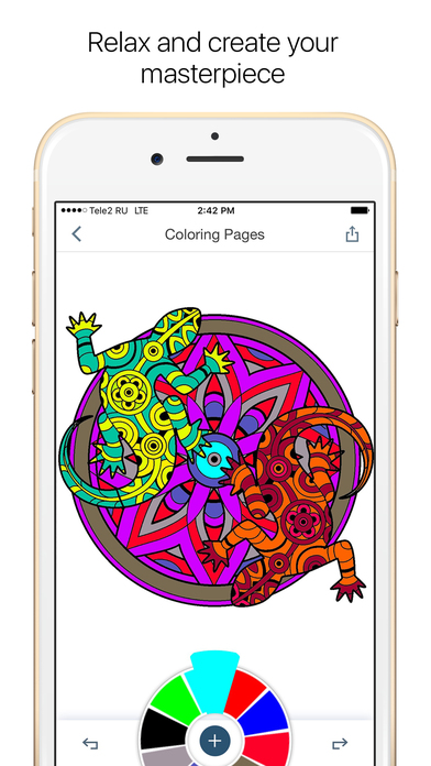 Coloring Pages For Adults Pro - Anti Stress screenshot 3