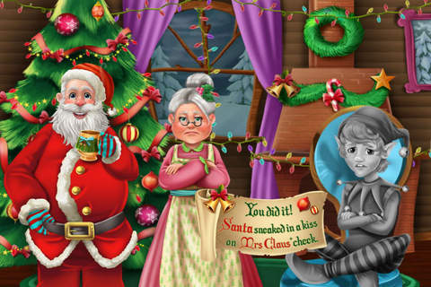 Santa's Xmas Tricks - Sweet Kissing screenshot 4