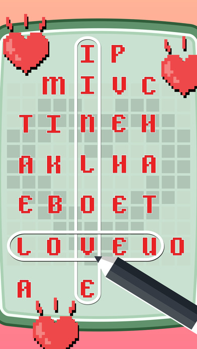 The Word Search in Love Version screenshot 2